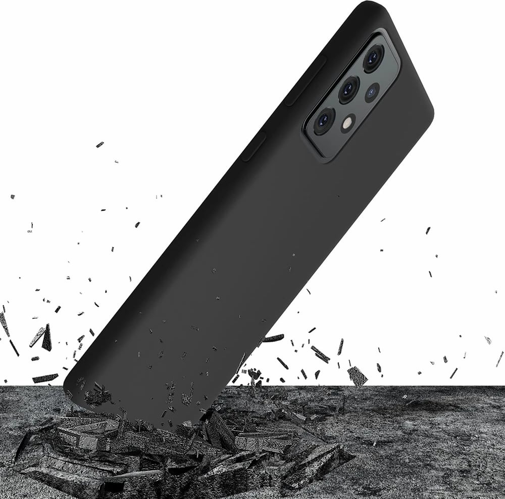 Mbështjellës silikon Samsung Galaxy A52/A52 5G/A52s 5G 3mk, i zi