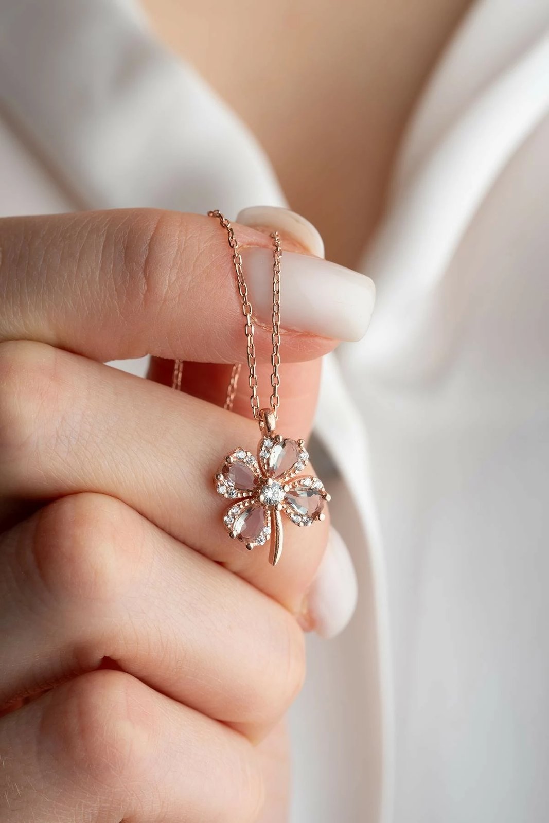 Qafore argjendi Jumeon, ngjyrë rozë ari, NRZ999360