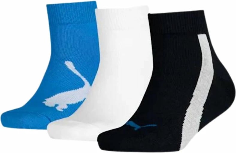 Çorape për fëmijë Puma, të bardha dhe blu
