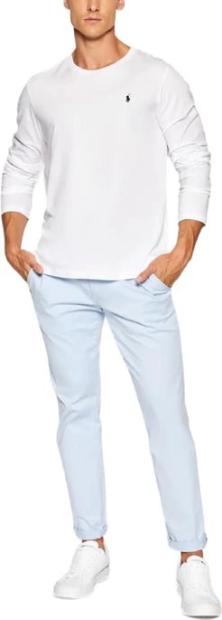 Maicë për meshkuj Ralph Lauren, e bardhë