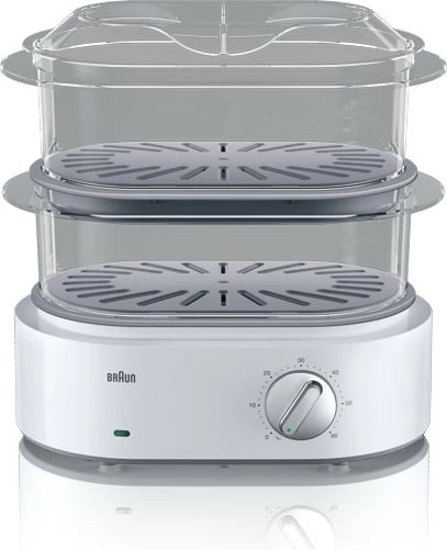 Avullues ushqimi Braun FS 5100, 3.1L, 2 shporta, i bardhë