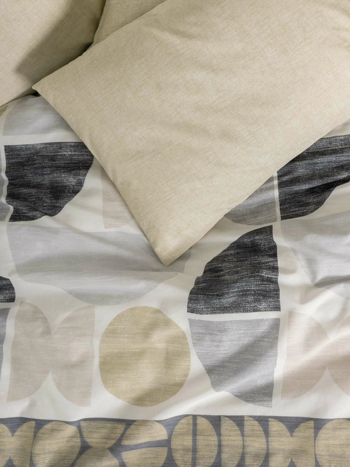 Set mbulesë për jorgan njëpersonësh, ngjyrë bezhë, Formo, L'Essentiel Linge de Maison