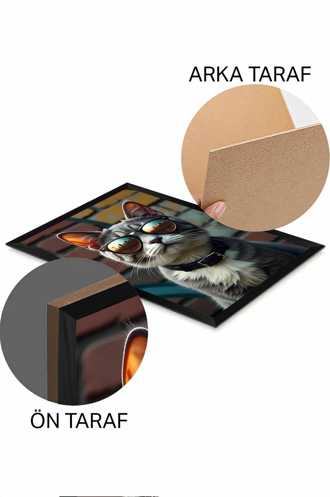 Pikturë dekorative, shumëngjyrëshe, Arthynmodel2030-29, 20x30cm