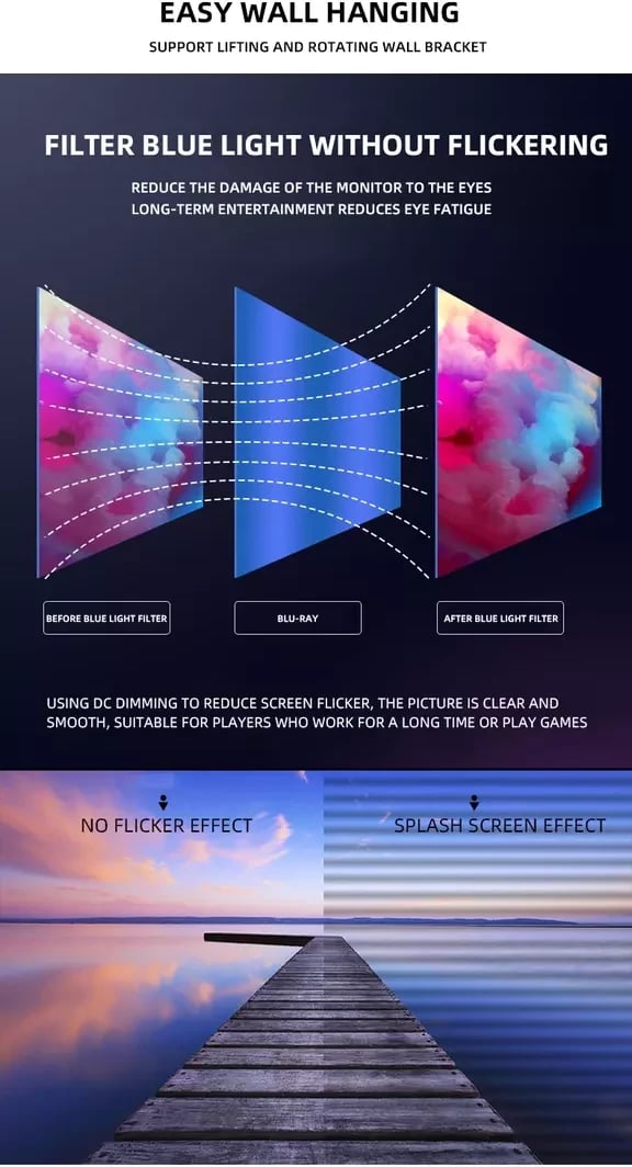 24 Inch Curved Monitor Gaming STARDOM ZP2475 75Hz