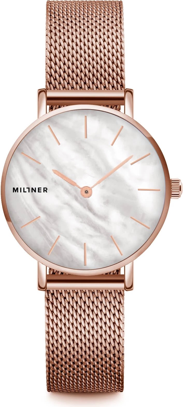 Orë dore MILLNER 8425402504864 për femra, rozë e artë