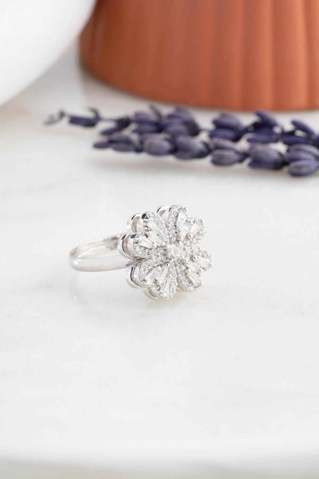 Unazë argjendi Jumeon, NRZ999256, e rregullueshme, me gur zirkoni