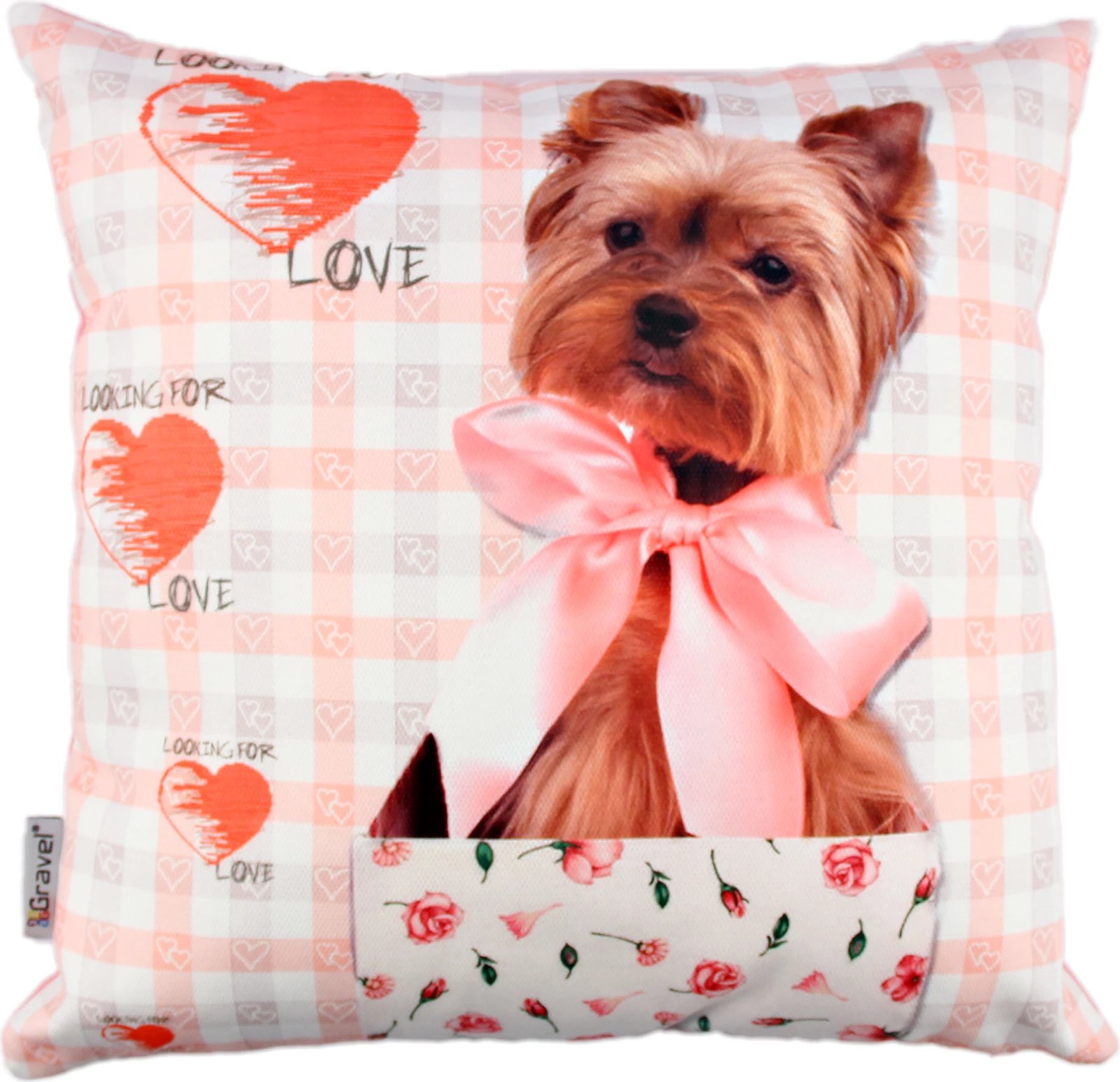 Jastëk dekorativ Evila Originals, shumëngjyrësh, A10801, 43x43cm