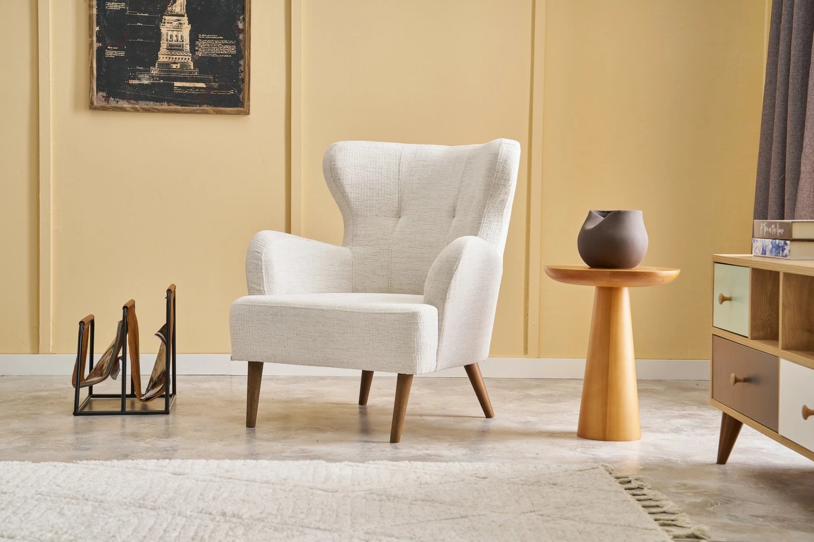 Karrige Wing Karina Prestij, krem