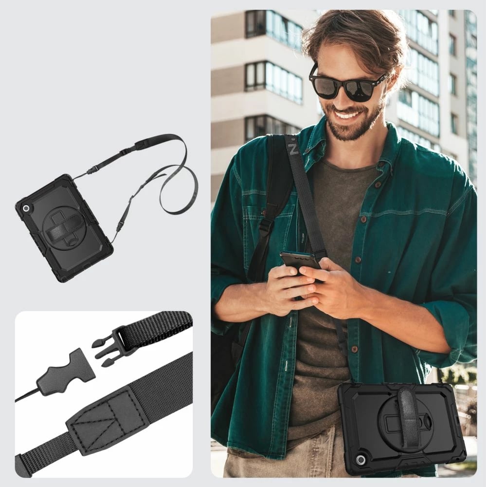 Mbështjellës Tech-Protect Solid për Lenovo Tab 10.1 TB-311, Zi