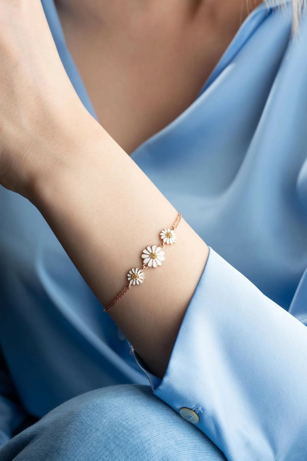 Byzylyk argjendi Jumeon, ngjyrë rozë e bardhë, NRZ999525