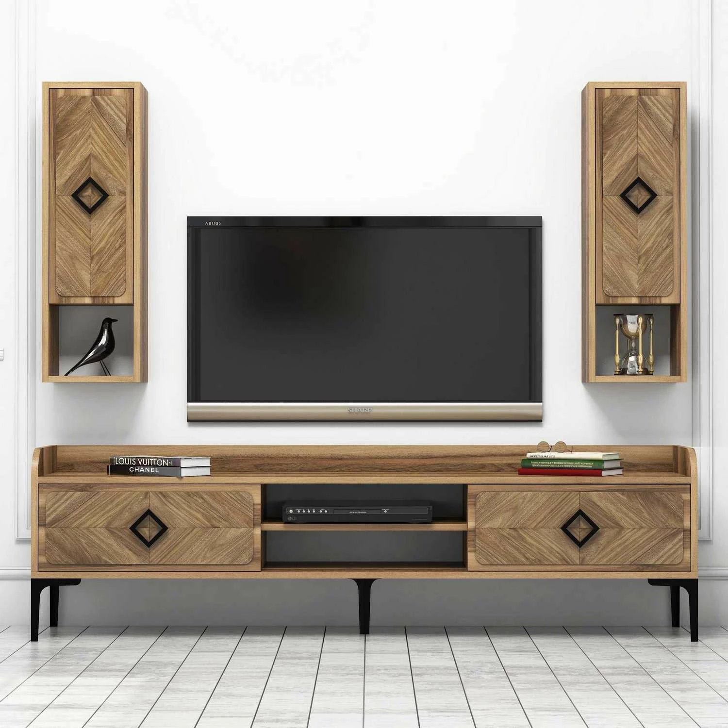 Komodë TV Hanah Home Samba, ngjyrë arre