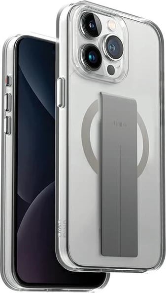 Mbështjellës UNIQ Heldro Mag Magclick për iPhone 15 Pro Max, transparent