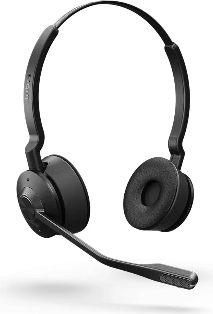Kufje me mikrofon Jabra Engage 65 SE 9659-553-111 pa tela, binaurale, e zezë