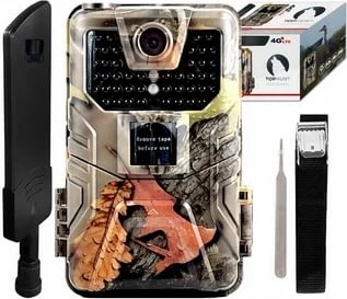 Kamerë pylli TOPHUNT HC900LTE, 2K, GSM 4G LTE, me MMS, Kamuflazh