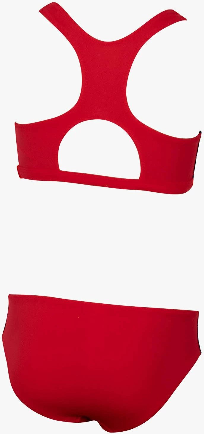 Set bikini dy pjesësh, ngjyrë e kuqe, Jumeon