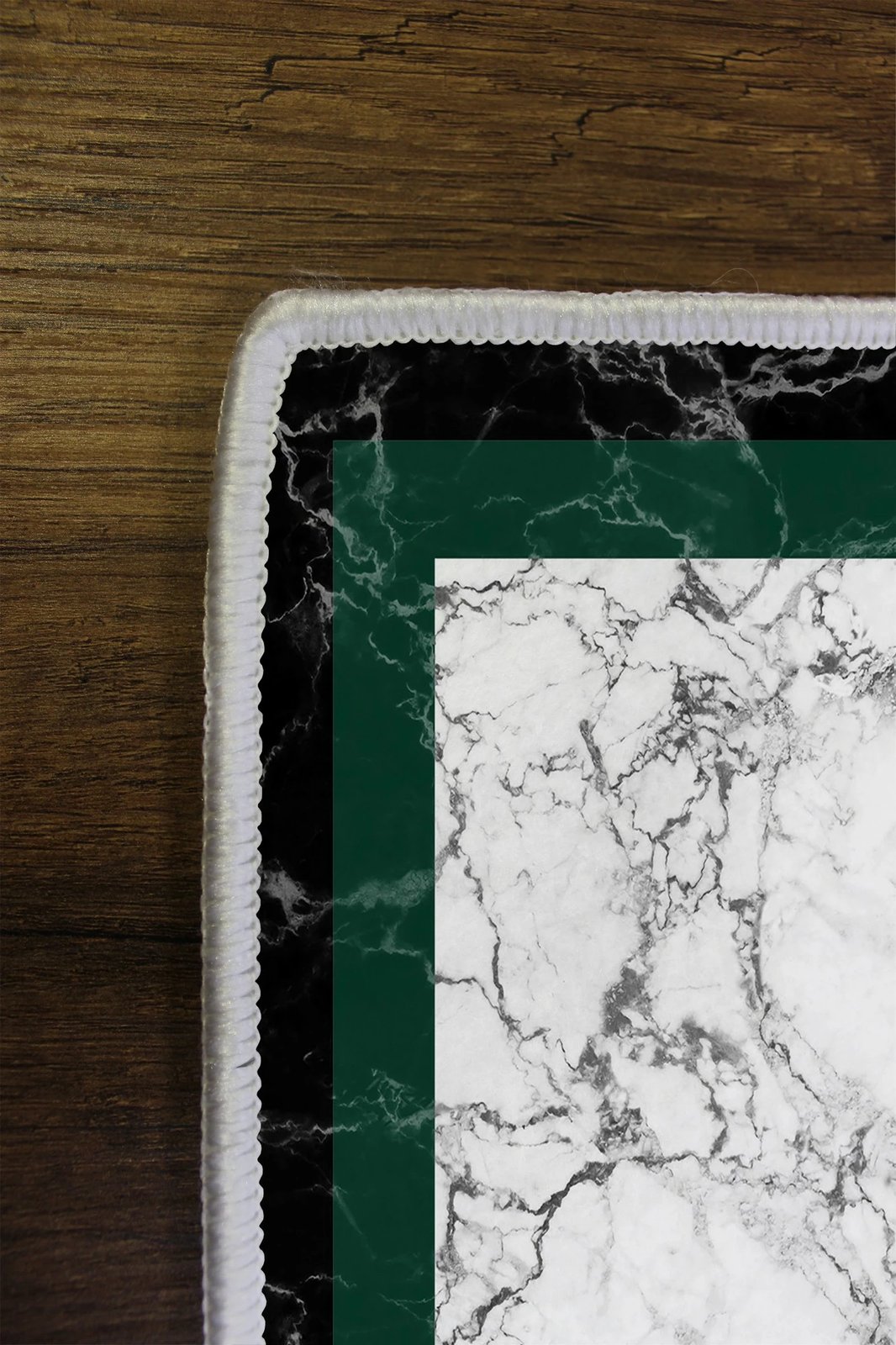 Qilim (80 x 120) Conceptum Hypnose, W848 - i zi, i gjelbër Qilim (80 x 120) Conceptum Hypnose, W848 - i zi, i gjelbër