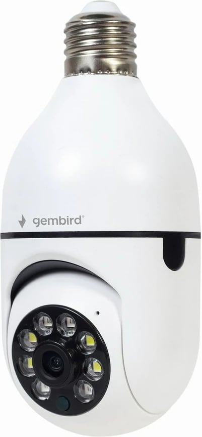 Kamera e mençur GEMBIRD, me wifi dhe rotacion, e bardhë