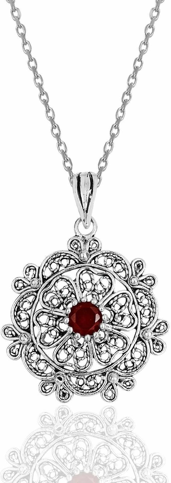 Qafore argjendi me gur të kuq Jumeon, SGTL11894