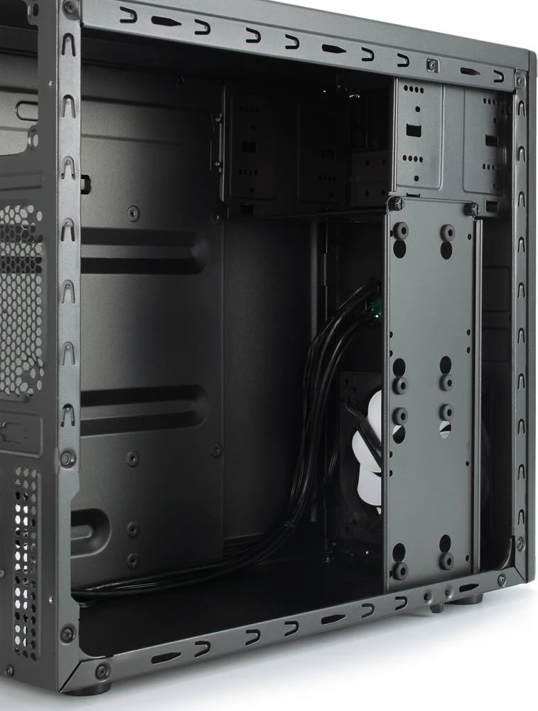 Kasë Fractal Design Core 1100, Mini Tower, micro ATX/Mini-ITX, e zezë Kasë Fractal Design Core 1100, Mini Tower, micro ATX/Mini-ITX, e zezë