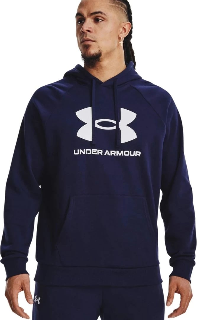 Duks Under Armour Rival Fleece Logo HD për meshkuj, XL, Blu