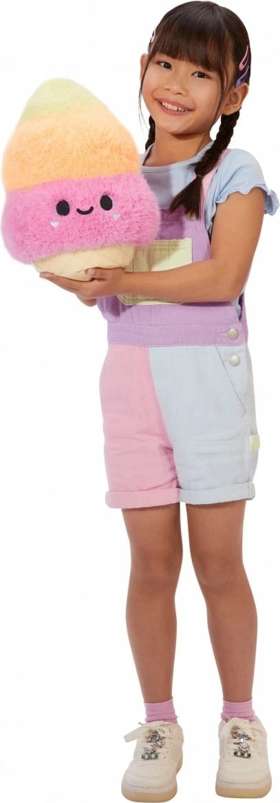 Lodër pelushi Fluffie Stuffiez nga MGA, model Akullore, shumëngjyrëshe, Large