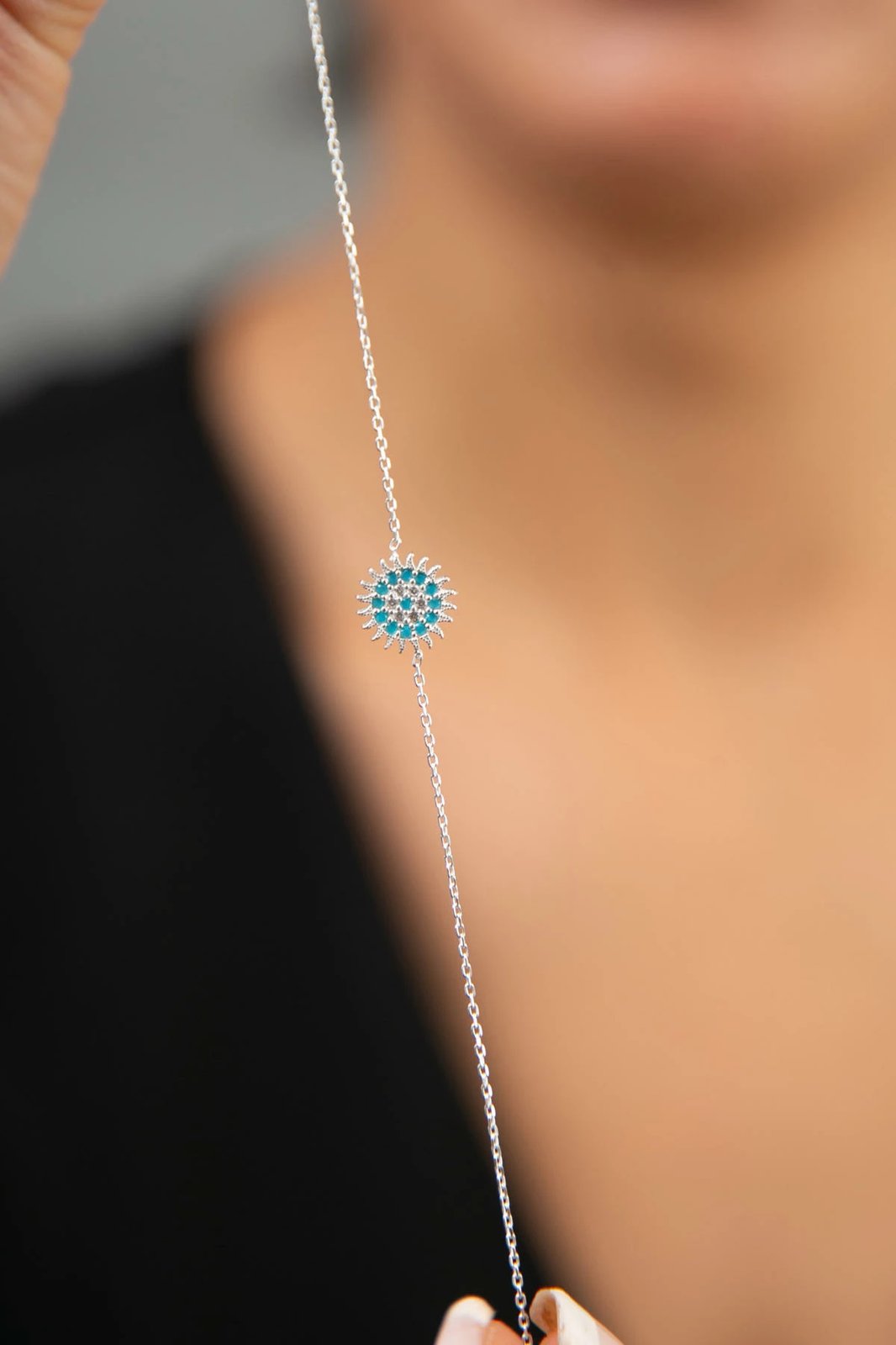 Byzylyk argjendi Elika Silver, shumëngjyrësh, FA182384