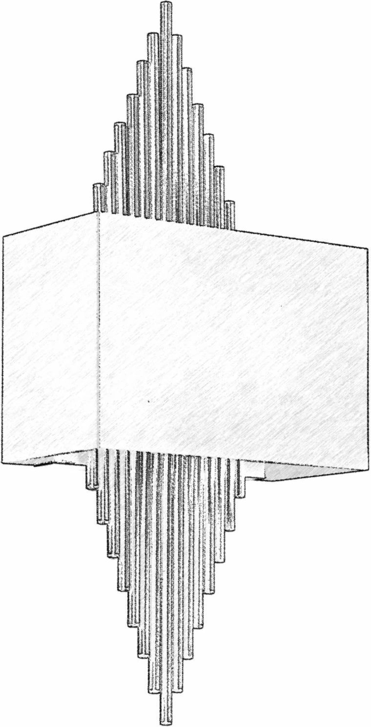 Llambë muri Opviq, AP-62175-01, e zezë dhe e artë