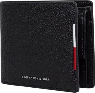 Portofol Tommy Hilfiger meshkuj, i zi