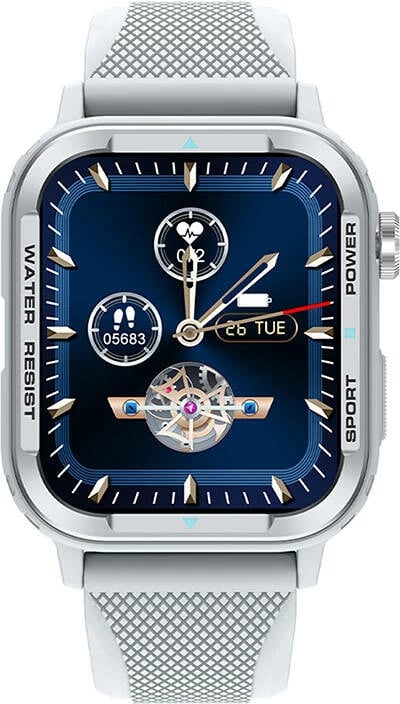 Smartwatch Colmi M41, 1.9", 230 mAh, për iOS/Android, Argjend