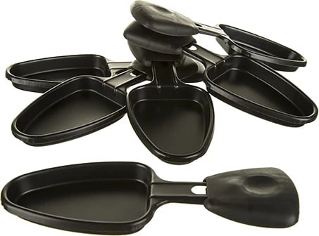 Grill raclette elektrik, Adler, CR 6606, 1200W, pjatë 25 cm, e zezë, set me 6 tiganë