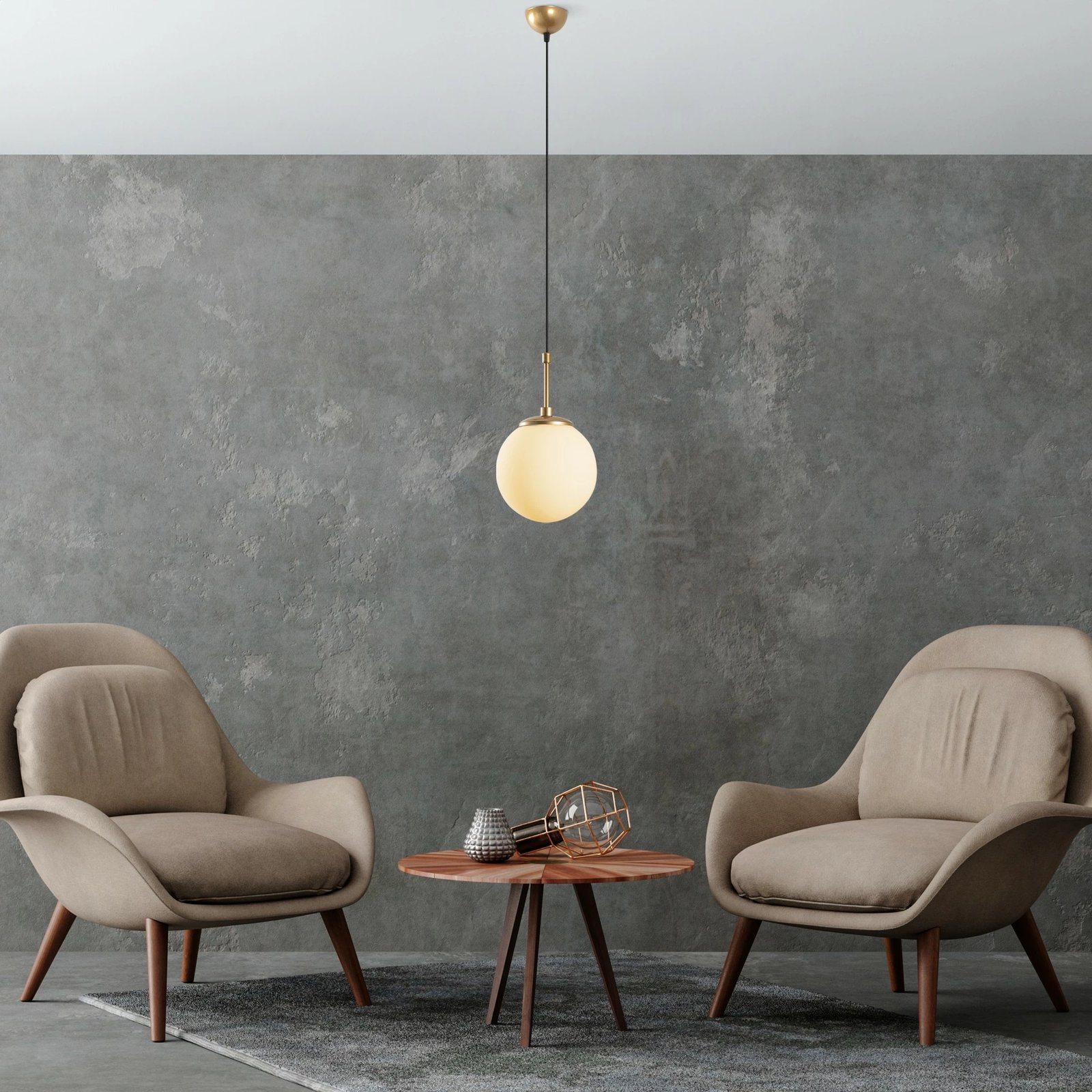 Llambë tavani Opviq, Orbital, ngjyrë ari, 20-14042