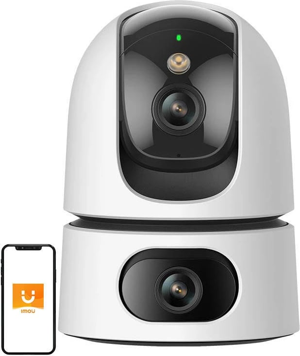Kamerë sigurie IMOU Ranger Dual 8MP, Wi-Fi, pan-and-tilt, e bardhë