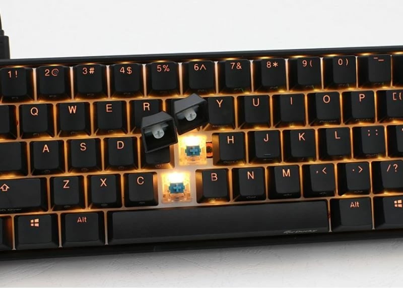 Tastierë mekanike gaming Ducky Mecha Mini, e zezë
