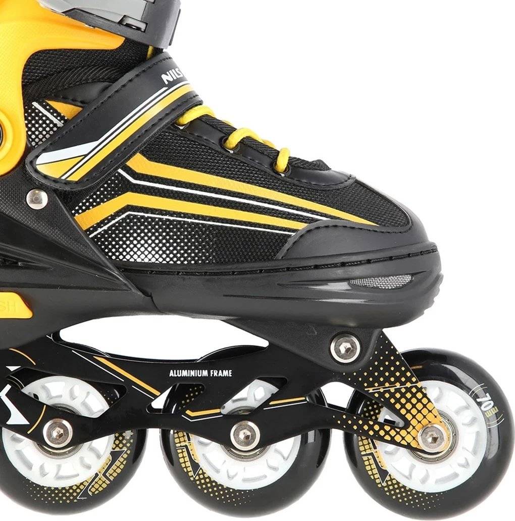 Patina NILS eXtreme NH18190 2in1, për unisex, Nr. 39-43, Ngjyrë Zezë/Portokalli