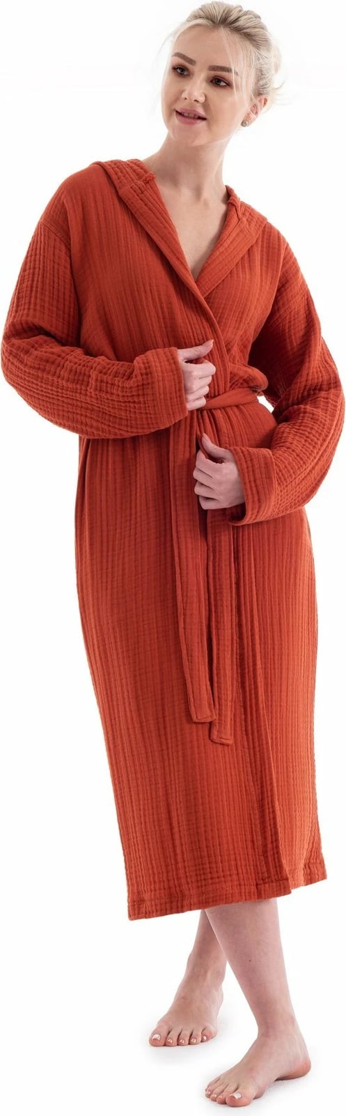 Rrobdeshamber unisex Mijölnir, muslin, ngjyrë e kuqe tjegulle