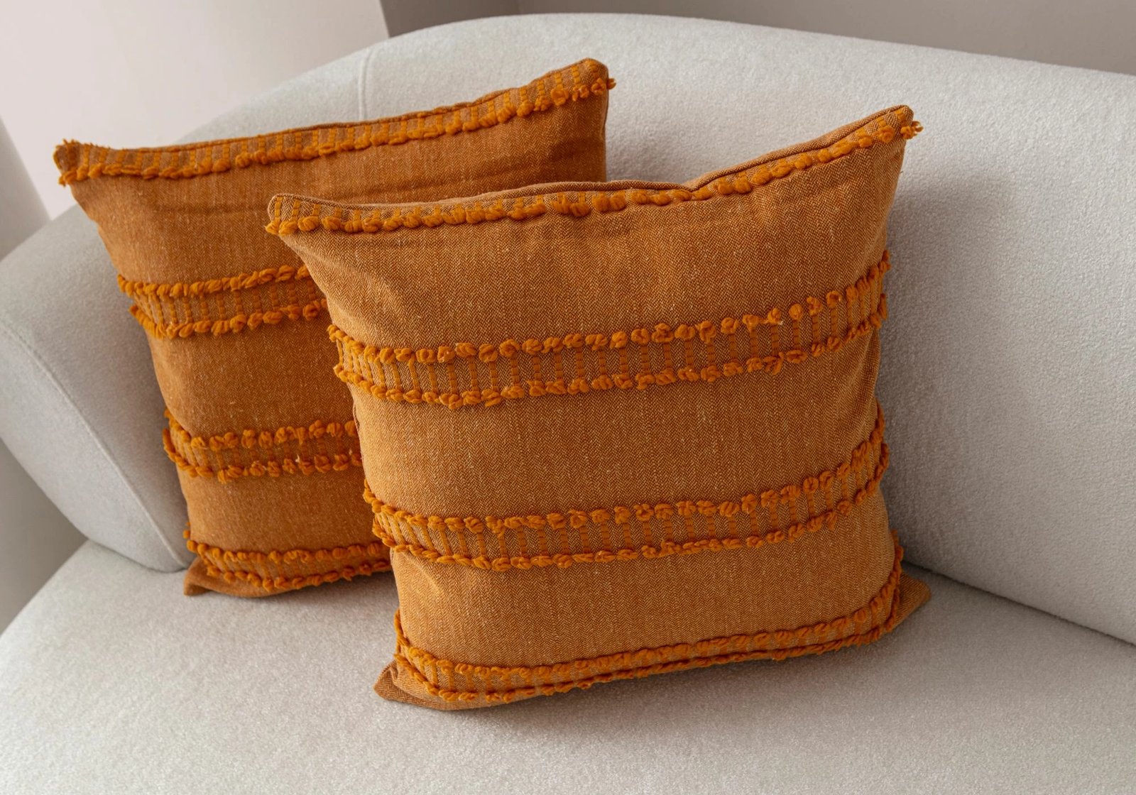 Set mbulesash jastëku (2 copë), portokalli, Evila Originals, Tuffet v2