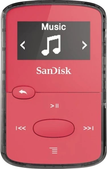 MP3 player SanDisk Sansa Clip Jam, 8GB, rozë