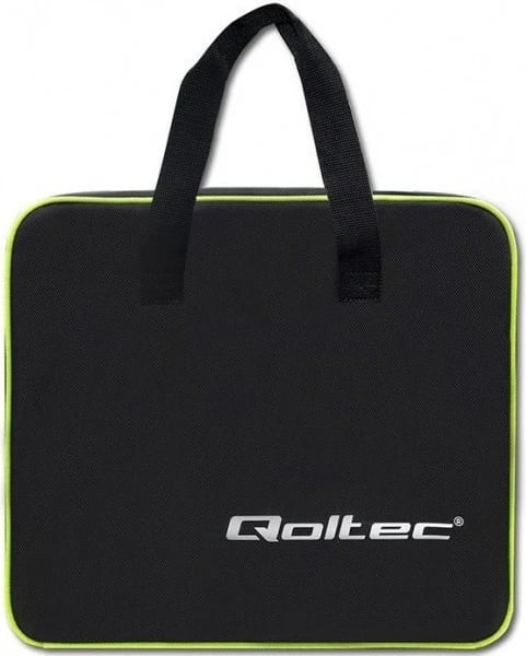 Karikues portativ për vetura elektrike Qoltec 52465, Type 2, 3.5kW, 230V, LCD, 5m, i gjelbër