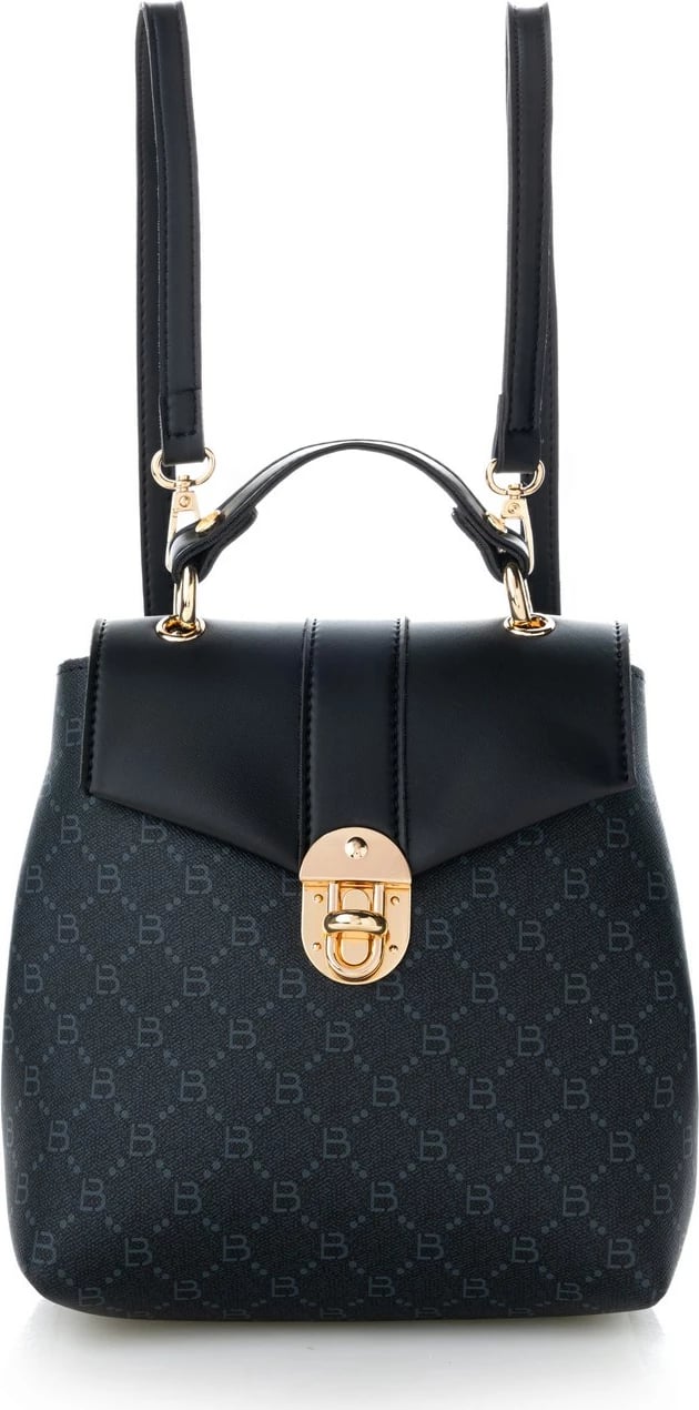 Çantë shpine Lucky Bees, 1214 v2, e zezë