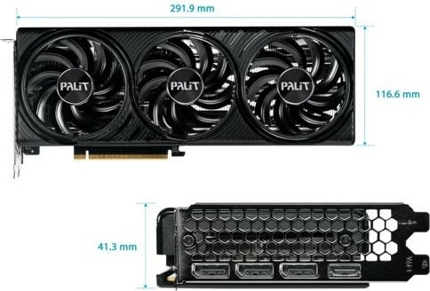 Kartelë grafike Palit GeForce RTX 5060 Ti Infinity 3, 16 GB GDDR7, 128-bit, 3 ventilatorë