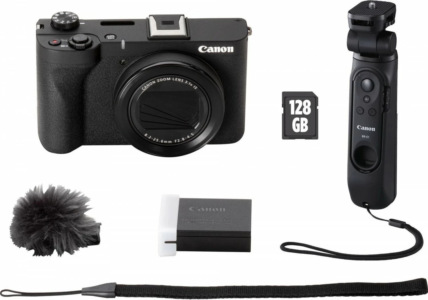 Kamerë kompakte Canon PowerShot V1 VLOGGING KIT, 4K, tripod, e zezë