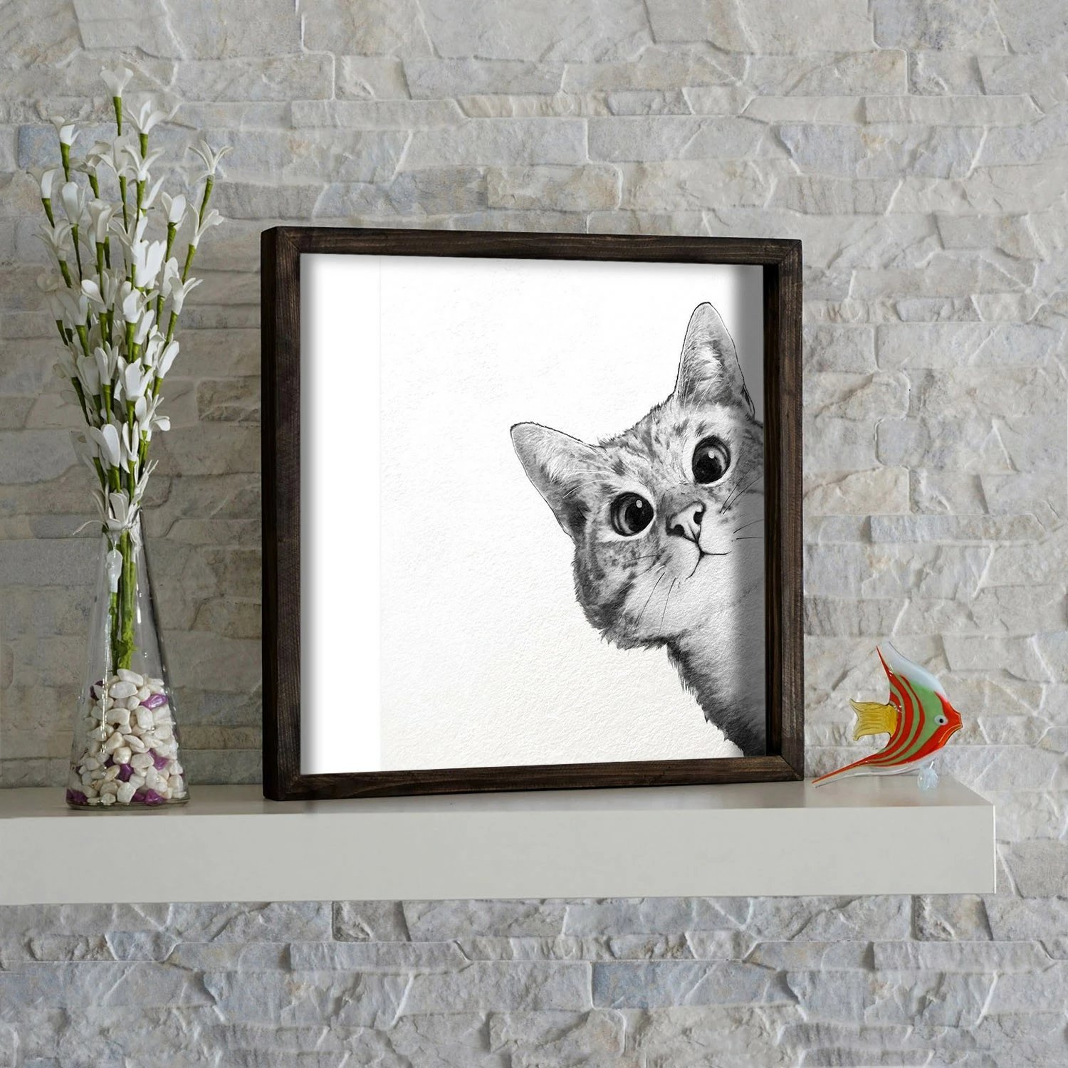 Pikturë dekorative me kornizë MDF, Wallity, KZM222