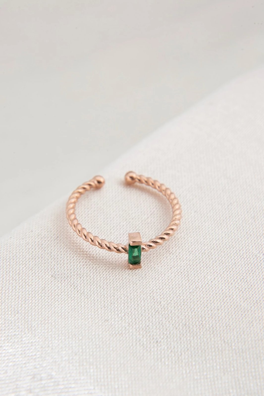 Unazë argjendi Elika Silver, ngjyrë rozë ari, FA182778