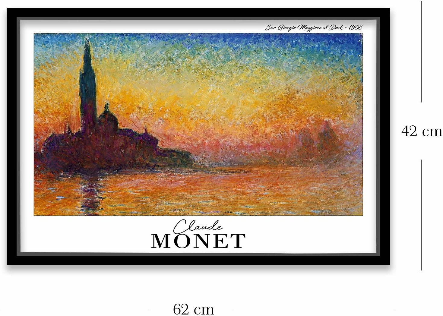 Pikturë dekorative me kornizë, Wallity, 4262SYHMONET-020