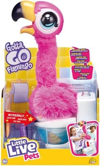 Lodër interaktive COBI Little Live Pets Flamingo, MO-26222, rozë