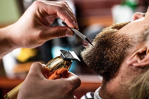 Trimer, Adler, AD 2836g, bateri 1400 mAh, karikim USB-C, teh qeramik 0.9 mm, ari, set me 4 krehra