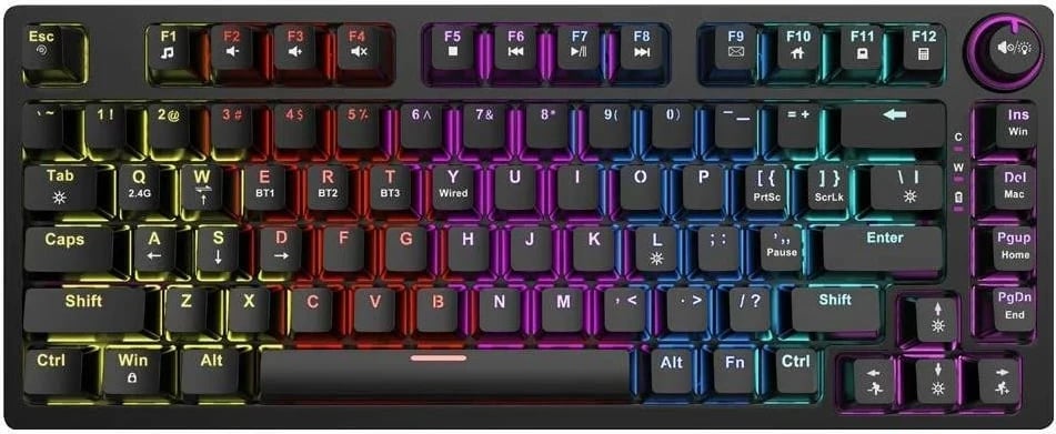 Tastierë mekanike Savio Phenix, Gateron Yellow Pro, ABS, e zezë