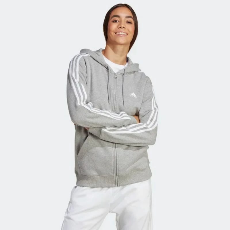 Duks me kapuç adidas për Femra, ngjyrë gri