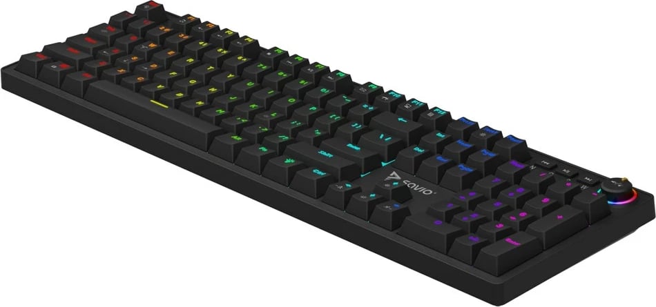 Tastierë mekanike SAVIO STYX Outemu Red, RGB, Full-size, e zezë