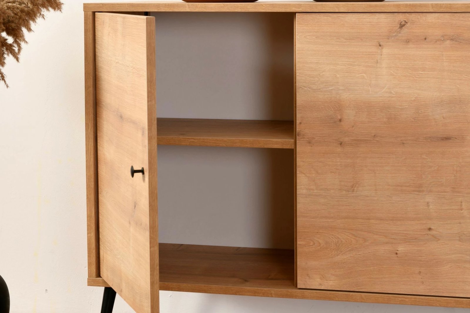 Konsolë Skye Decor, Calvin, ngjyrë lisi, v2